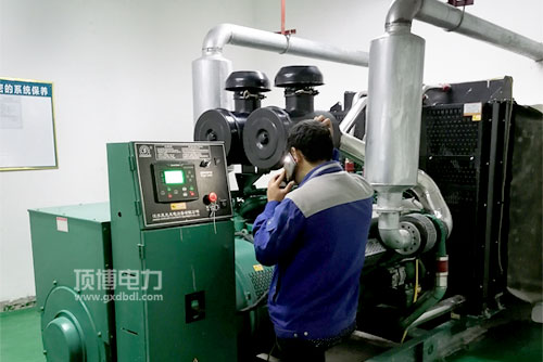 正常运行广西顶博发电机组制造冷却水温度