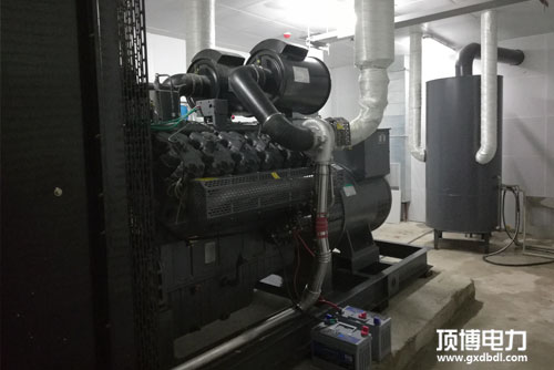 600KW广西顶博发电机组制造机房